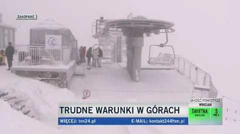 Śnieg na Kasprowym Wierchu