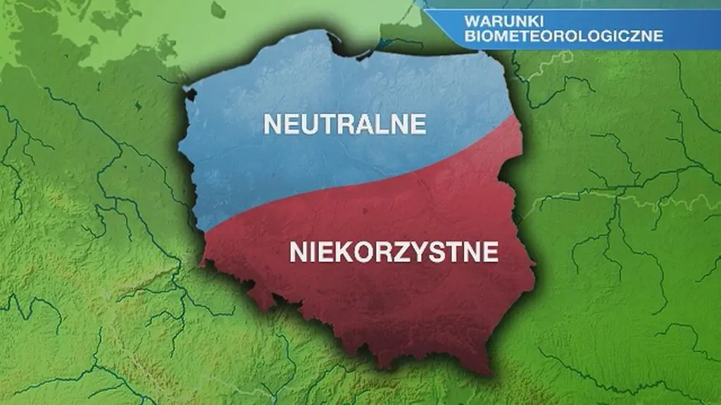 Warunki biometeorologiczne w niedzielę