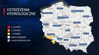 Ostrzeżenia hydrologiczne IMGW