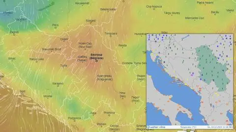 Szalona pogoda na Bałkanach. Od 120-letniego rekordu do zera