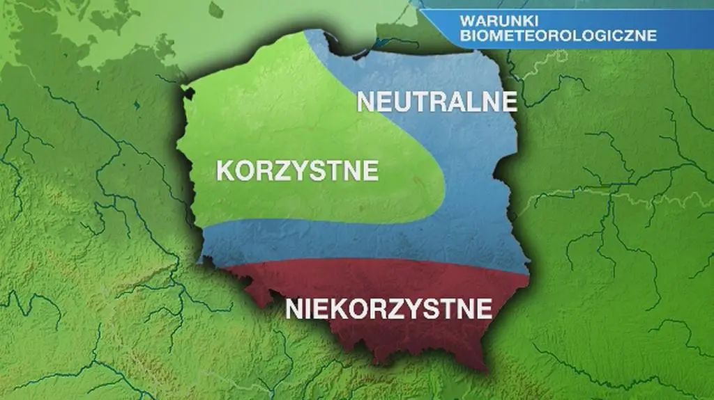 Warunki biometeorologiczne we wtorek