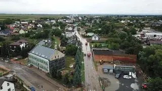 Zalane ulice w Kietrzu