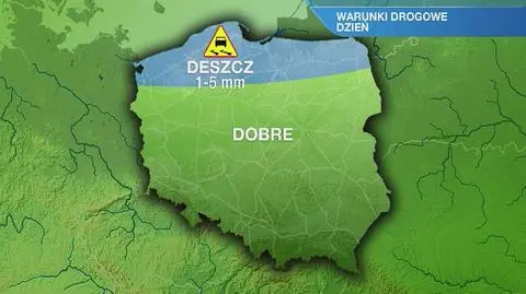 Warunki na drogach w czwartek