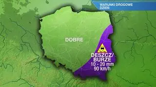 Warunki drogowe w piątek