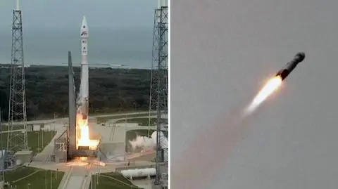 Rakieta MAVEN kilka sekund po starcie