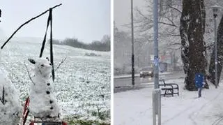W niedzielę pogoda przypominała o śnieżnym obliczu zimy