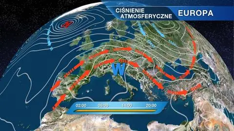 Sytuacja baryczna nad Europą