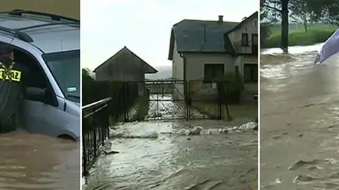 "Wszystko zaczęło pływać". Podtopienia po gwałtownych burzach	