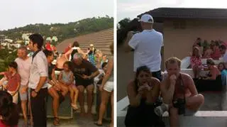 Turyści na dachu jednego z hoteli na wyspie Phuket
