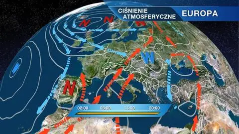 Ciśnienie atmosferyczne w Europie