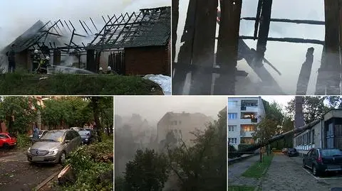 Skutki burz na Polską