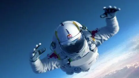 Uskok wiatru wstrzymał skok ze stratosfery