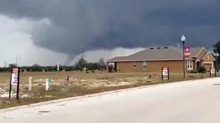 Tornado na Florydzie w miejscowości Ocoee
