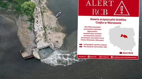 W związku z awarią "Czajki" wysłano alert RCB