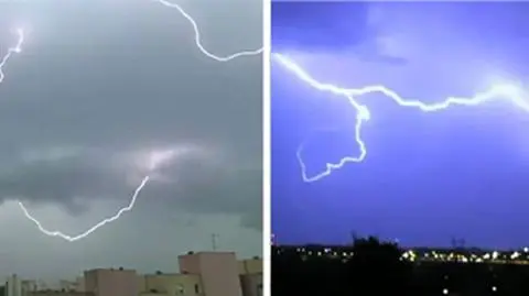 Tak błyskało nad Warszawą. Sezon burzowy na filmie Reportera 24