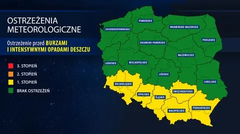 Ostrzeżenia pogodowe IMGW