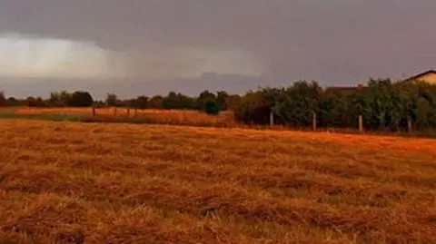 Zagrzmi i popada na południu i zachodzie 