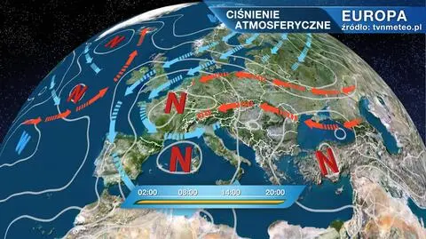 Ciśnienie atmosferyczne w Europie