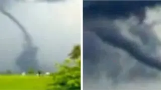 Tornado nad Indonezją