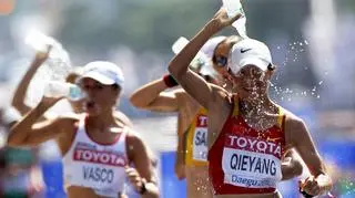 Lekkoatletki podczas biegu na dystansie 20 km