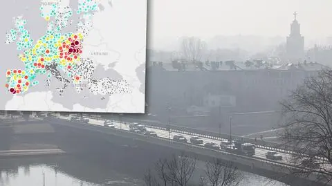 "Zanieczyszczenie powietrza to niewidoczny zabójca". Polska czerwoną plamą na mapie Europy