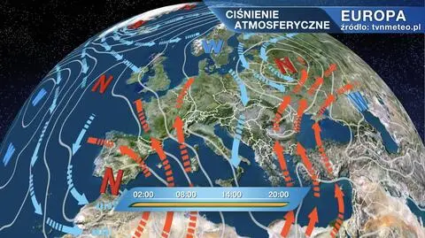 Ciśnienie atmosferyczne nad Europą