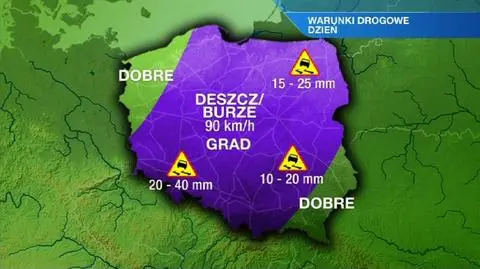 Przeważająca część kraju nie będzie pogodna
