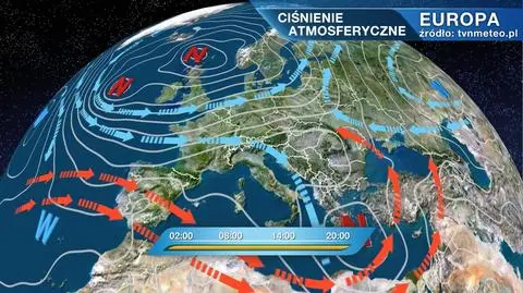 Ciśnienie atmosferyczne nad Europą