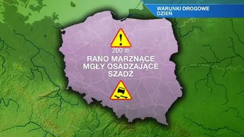 Mgły mogą poważnie utrudnić ruch na drogach