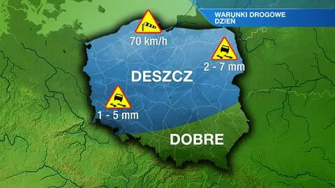 Trudno będzie uniknąć deszczu. Na północy silnie powieje