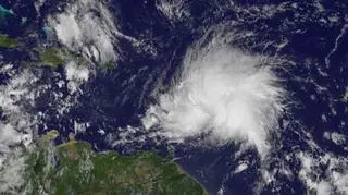 Tropikalny sztorm Maria, zdjecie satelitarne NASA