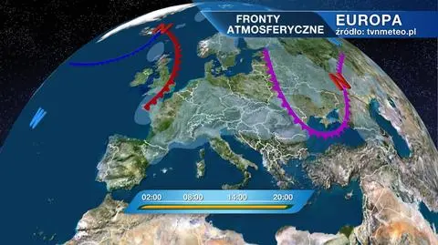 Fronty atmosferyczne nad Europą
