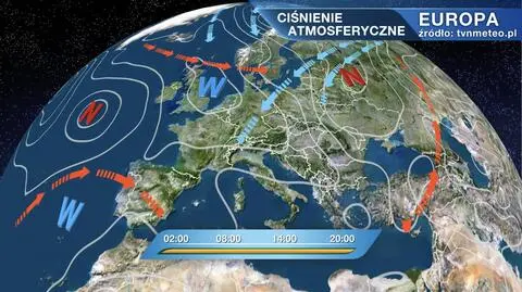 Ciśnienie atmosferyczne nad Europą