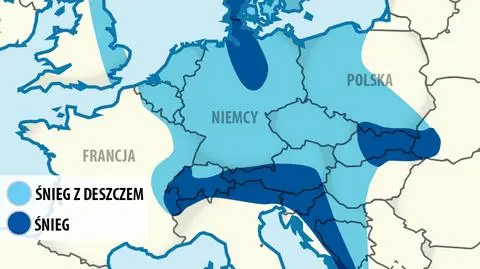 Załamanie pogody w Europie. Mróz i pierzyny śniegu w kilku krajach