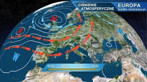Napływa ciepłe i wilgotne powietrze