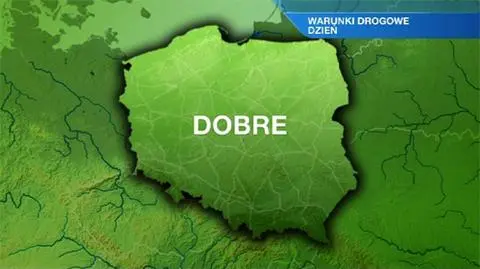 W sobotę dobre warunki na drogach