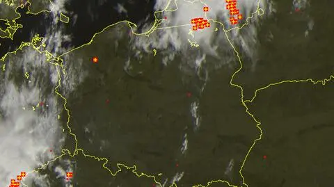 Wyładowania wygasają, ale są jeszcze nad Giżyckiem