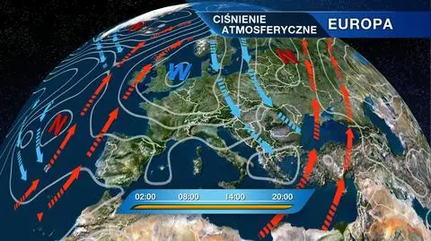 Ciśnienie atmosferyczne nad Europą