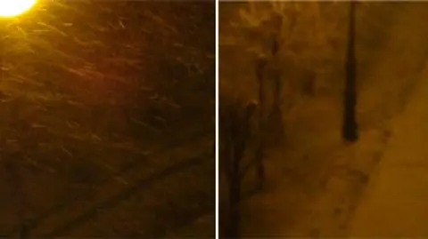 Pierwszy śnieg w Warszawie