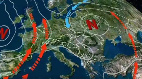 Polska pod wpływem niżu znad Białorusi