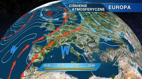 Sytuacja baryczna nad Europą