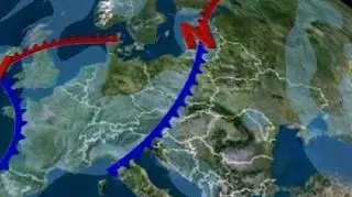 Nad Polską przemieszczać się będą fronty atmosferyczne