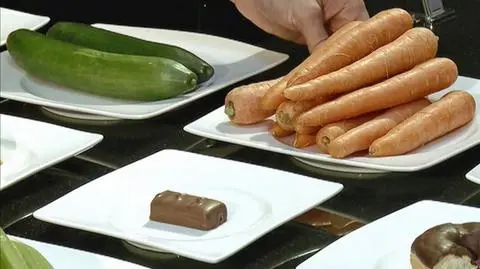 Wolisz pół batonika czy prawie kilogram marchewek? 