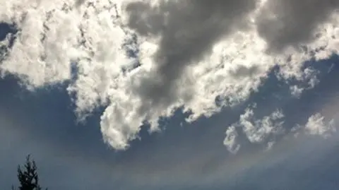 "Halo" na niebie nad Łaskiem