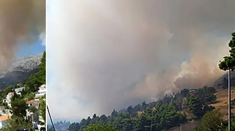 Pożar w Chorwacji