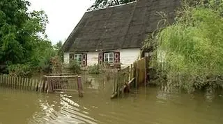 Woda zalała m.in. wieś Dobrzyków
