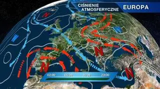 Ciepłe powietrze płynie znad Azji