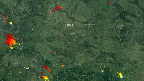 Wyładowania atmosferyczne nad Polską