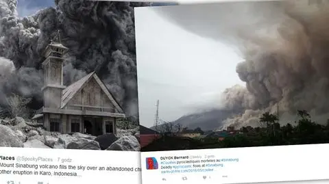 Wybuch wulkanu Sinabung zabił co najmniej siedem osób