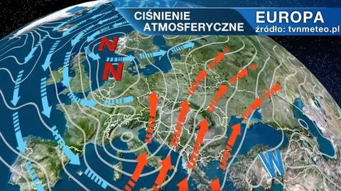 Masy powietrza nad Europą